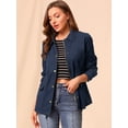 thumbnail image 2 of Chaqueta Utilitaria Allegra K Azul Marino XL Mujer, 2 of 6