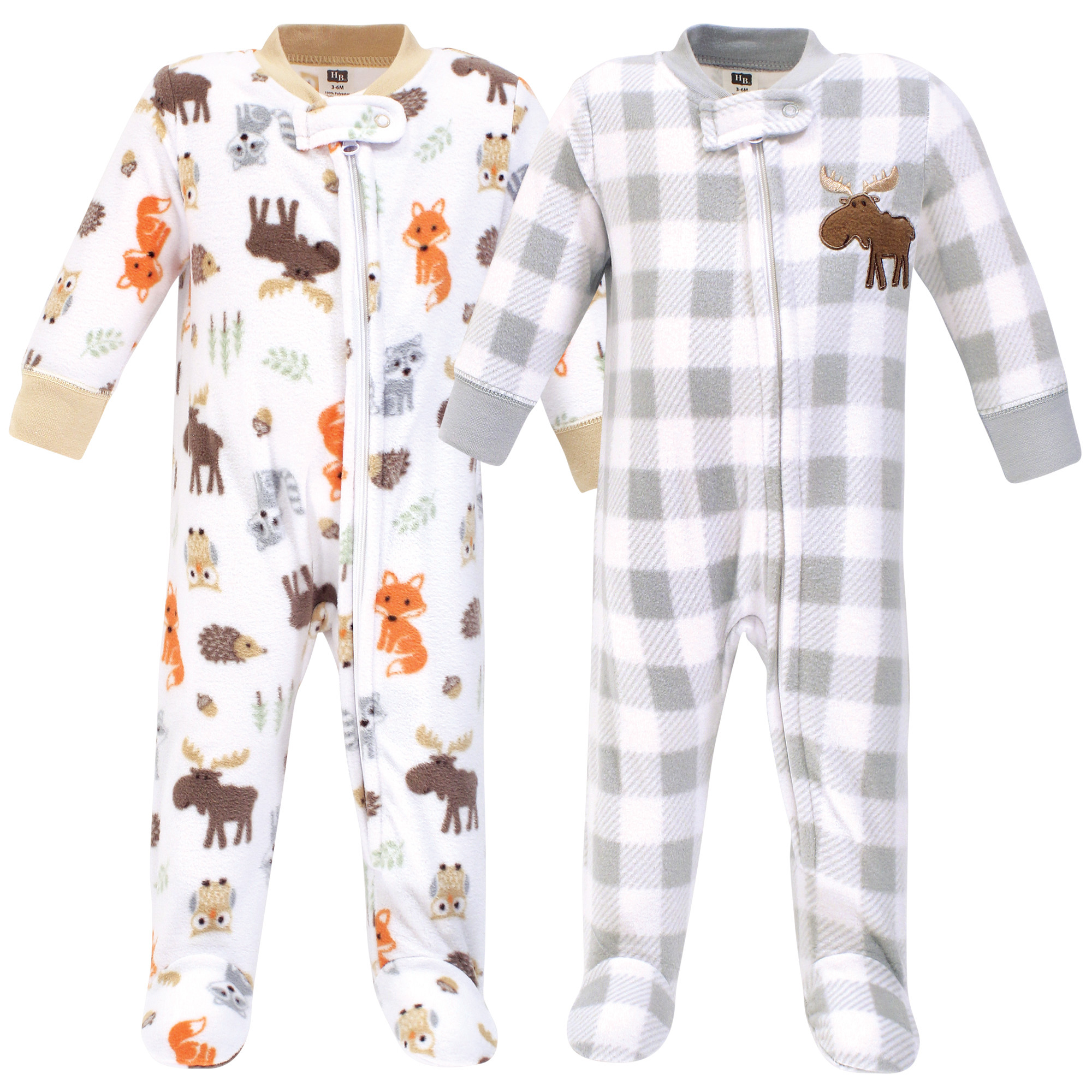 Hudson Baby - Hudson Baby Boy or Girl Unisex Fleece Sleep 'N Play, 2
