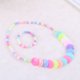 thumbnail image 5 of Conjunto de collar y pulsera de flores de color caramelo para niñas (oblea), 5 of 7