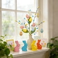 thumbnail image 1 of Easter Branch Decorations Multicolor Plastic Stems 15.75in • Vase Tabletop Window Display Décor • Holiday Party Centerpiece Depth Layering Accent, 1 of 8