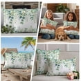 thumbnail image 4 of Sage Green Eucalyptus Leaves Outdoor Pillow Covers 20x12 Set of 2,Waterproof Patio Throw Pillowcase Protectors,Spring Summer Botanical Lumbar Decorative Pillow Shams Cushion Covers for Seat Bed Couch, 4 of 8