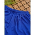 thumbnail image 5 of Eandarui Kids Football Basketball Shorts Boys Sport Athletic Booty Shorts Drawstring Boyshorts Blue 28, 5 of 7