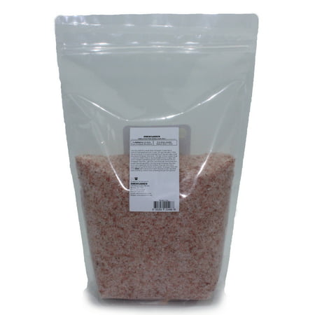 IndusClassic 5 lbs Kosher Pure Natural Halall Unprocessed Himalayan Edible Pink Cooking Medium Grain Salt 1mm to