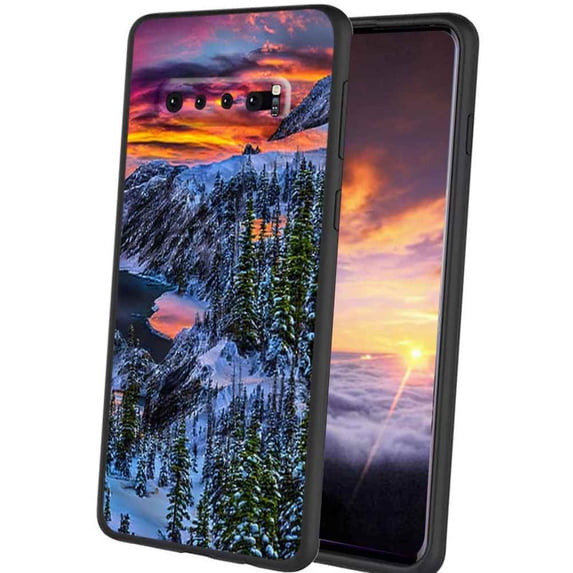 Compatible with Samsung Galaxy S10+ Plus Phone Case, Northern-lights5 Case Silicone Protective for Teen Girl Boy Case for Samsung Galaxy S10+ Plus