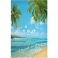 thumbnail image 3 of SKYSONIC Beach Plam Tree Kitchen Dish Towel Set of 1, Super Absorbent Soft Drying Cloth Tea Bar Towels, 28 x 18 Inch, 3 of 7