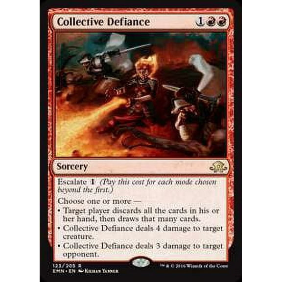 MtG Eldritch Moon Rare Collective Defiance #123