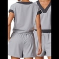 thumbnail image 3 of Pantalones Cortos Deportivos de Yoga y Danza para Mujer, de Verano, para Ciclismo, Senderismo, Color Gris, Talla M, 3 of 7