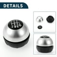 thumbnail image 5 of Unique Bargains Gear Shift Knob 6 Speed Manual Gearbox Stick Shifter Lever Knob for Fiat 500 2007-2018 Plastic, 5 of 6