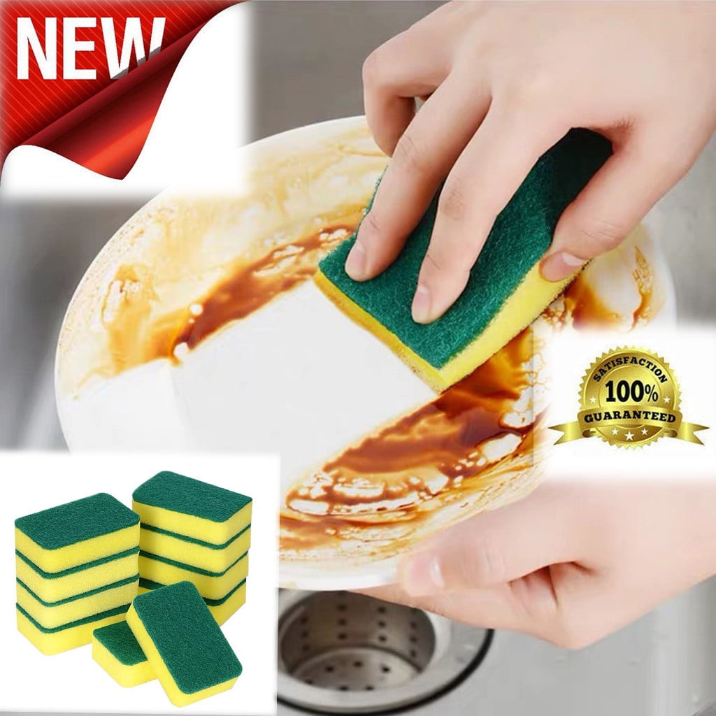 Sentmoon Sponges Sponges Kitchen Dishwashing Sponges Kitchen Cleaning Sponges Eco Non-Scratchfor Dish Scrub Sponges Giftfor Anniversary, Birthday, Christmas