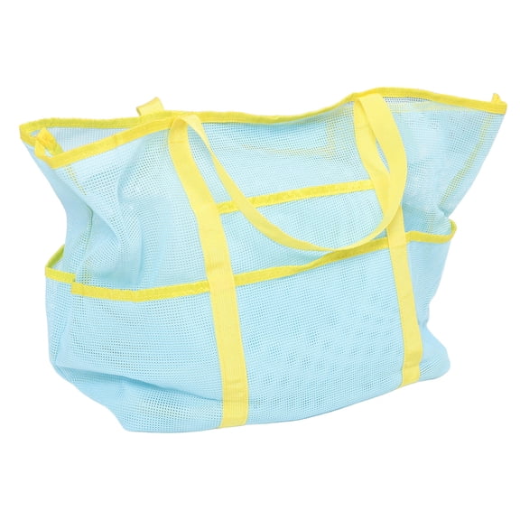 HAMPPLIES Lightweight Portable Mesh Shoulder Bag Travel Organizer with Breathable Polyester Material