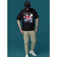 thumbnail image 2 of Snowy Cool Vibes - ICEE Bear Snowboarding Graphic Men's T-shirt, 2 of 4