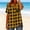 Yellow, variant on BUIGTTKLOP Women Loose Casual Linen Short Sleeved Tops Button-up Shirt