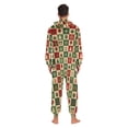 thumbnail image 4 of FORMRS Onesies Pajama for Adults Unisex Hoodie Winter Jumpsuit One Piece Sleepwear, Sizes S-2XL, Christmas Plaid Pattern, 4 of 7
