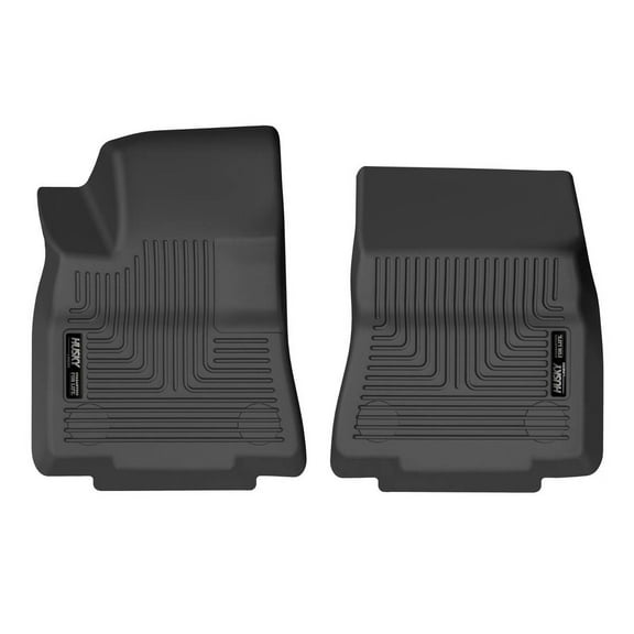Husky Liners 51491 X-Act Contour Floor Liners Fits 2020-2025 Tesla Model Y Front Row 2 Pc Black