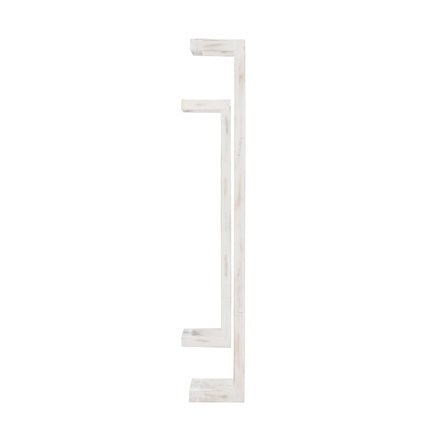 Porte-serviettes en bois Shelby, Blanc (Paquet de 2)