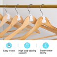 thumbnail image 2 of Clothes Hanger Connector Hooks, 40 Pcs Coat Hanger Hooks Super Space Saving For Closet, White, 2 of 4