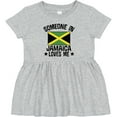 thumbnail image 3 of Inktastic Jamaican Vacation Someone in Jamaica Loves Me Girls Baby Dress, 3 of 5