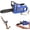 Blue, variant on Mini Pull Rope Chainsaw Keychain Realistic Tool Pendant Fidget Accessory For Daily Bag And Key Decoration