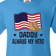 thumbnail image 4 of Inktastic Military Daddy Always My Hero Youth T-Shirt, 4 of 5
