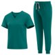 thumbnail image 1 of Set de exfoliantes médicos Eadflie para mujer, top con cuello en V y pantalones deportivos, 1 of 8