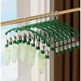 thumbnail image 3 of Stainless steel sock drying clip, clothes hanger, multiple clips, household clothes hanging balcony, windproof, multifunctional underwear and pantyhose drying clip, 3 of 9