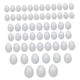 thumbnail image 4 of Huevos de Pascua Pintables Versátiles Suaves Blancos Sin Terminar Artesanía de Huevos de Espuma Manualidades 60 piezas mixtas, 4 of 7