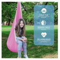 thumbnail image 4 of Drevy Kids Hanging Swing Seat Hammock, Cotton Child Swing Chair for Indoor and Outdoor use (), 4 of 7