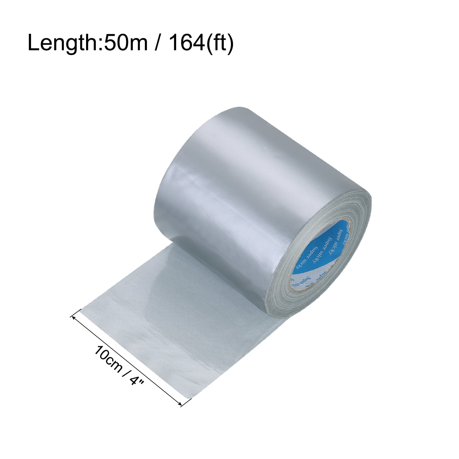 Heavy Duty Duct Tape, 4 Inch x 55 Yard Waterproof Flexible Hand Tear Strong Adhesive Duct Tapes, Silver