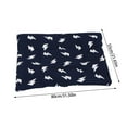 thumbnail image 3 of SHENGXINY 1PCS Dog Door Bed Mat,super soft Cat Mat Milk Velvet Universal Dog House Mat,Pet Mat Dark Blue 31.5x21.65in, 3 of 6