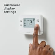 Honeywell Thermostat, Digital Non-Programmable Thermostat, White
