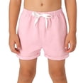 thumbnail image 2 of Babcutegg Kids' Summer Casual Shorts with Drawstring Lightweight Clothes for Boys and Girls Pink Size 5-6, 2 of 7