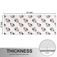 thumbnail image 5 of Kitchen Rugs Sets Of 2,White Cow Flip Pattern Anti Fatigue Kitchen Mat Rugs Non Slip Washable,Decorative Kitchen Floor Mats for Kitchen,Sink,Laundry,17"X47", 5 of 5