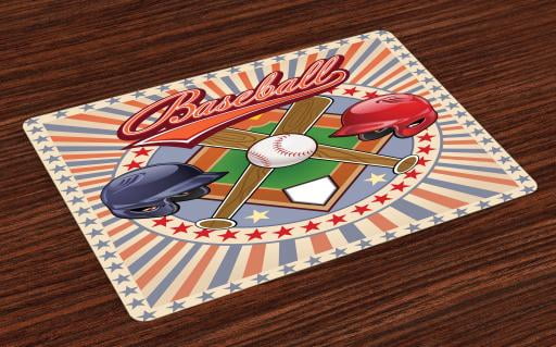 Fire Truck and Stripes Birthday Personalized Party Table Placemat Decoration