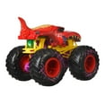 thumbnail image 3 of Hot Wheels Monster Trucks Roarin' Rumble Mega Wrex Dragon vs Midwest Madness Griffin 2pk, 3 of 6