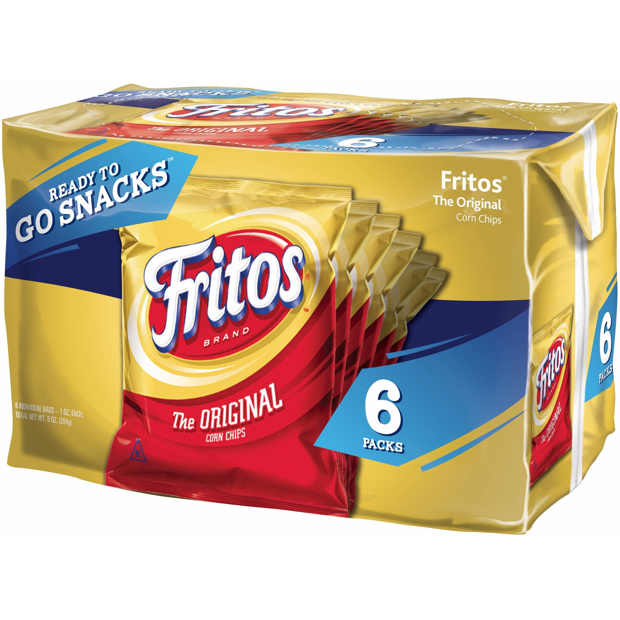 Fritos Original Corn Chips, 1 Oz., 6 Count