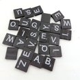 thumbnail image 4 of Flmtop 100 Pcs English Letter Alphabet Wooden Cube Blocks Kids Game Educational Toy, 4 of 7