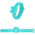 thumbnail image 1 of Bracelet Sensoriel Simple en Forme de Frog, Jouet de Décompression en Silicone, Bracelet de Jeu Sensoriel Frog Kawaii, Mini Flip Finger Press (Bleu Clair, 1 Pce), 1 of 8