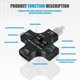 thumbnail image 4 of Probador USB C, Tipo C 2 en 1, Multímetro Digital IPS con Pantalla A Color, Voltaje, Corriente, Potencia, Resistencia, Temperatura, 4 of 5