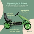 thumbnail image 4 of hauck Speedster Pedal Go Kart w/Adjustable Bucket Seat for Kids Ages 4 to 8, 4 of 12