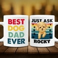 thumbnail image 4 of Personalized Best Dog Dad Ever Mug Custom Dogs Coffee Mugs Cups 11oz 15oz Birthday Fathers Day Christmas Gifts For Dog Dad Puppy Owners Pet Lovers With Custom Dog Breed And Name, 4 of 7