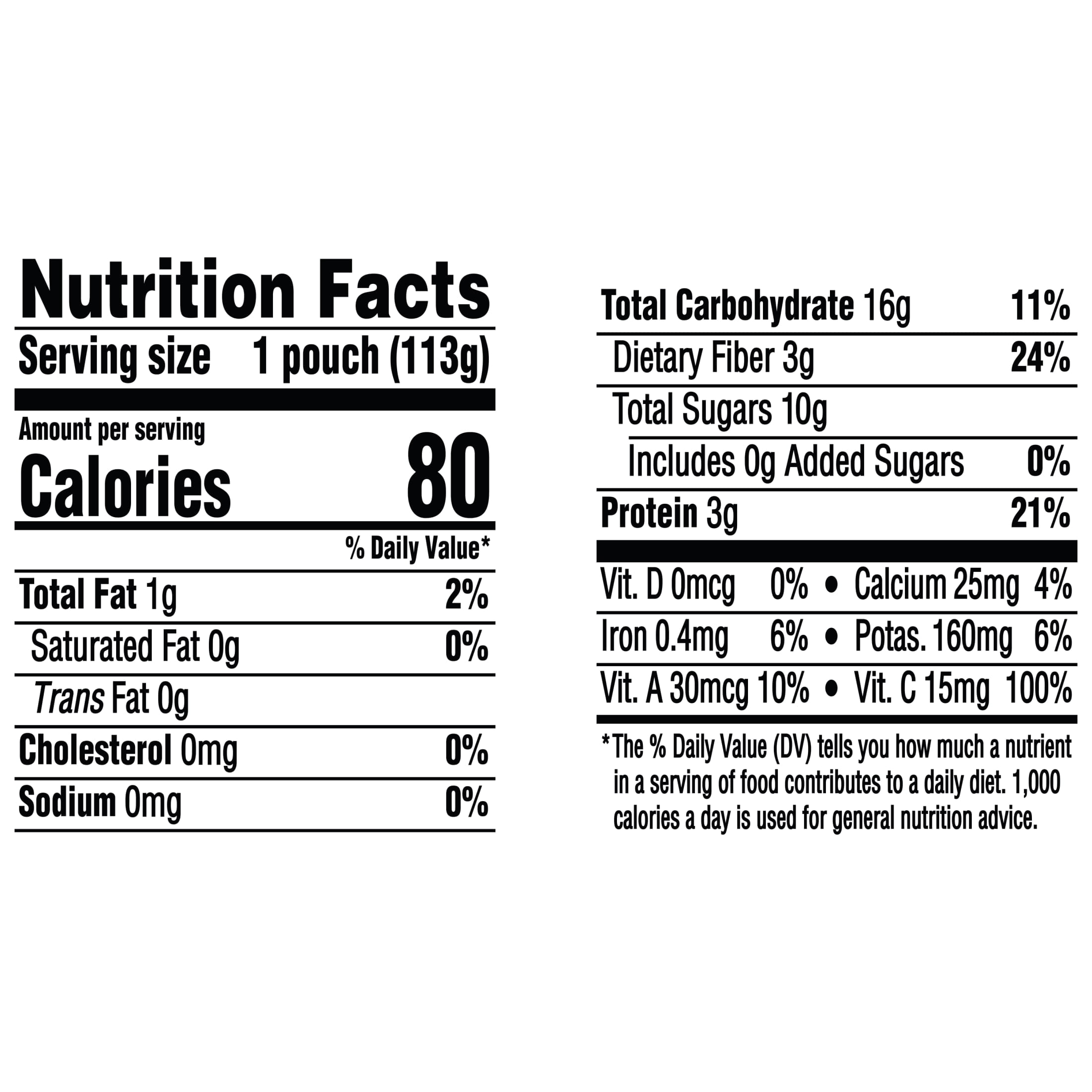 Happy Tot Organics Fiber & Protein Stage 4, Pears Kiwi & Kale Organic Tot Food, 4 oz. Pouch