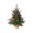 🍒 RED_Base#496, variant on Mini Artificial Christmas Tree With Red Berries, PVC Branches, Tabletop Decor for Home Office Shelf, Wrapped Base for Easy Standing, 45cm