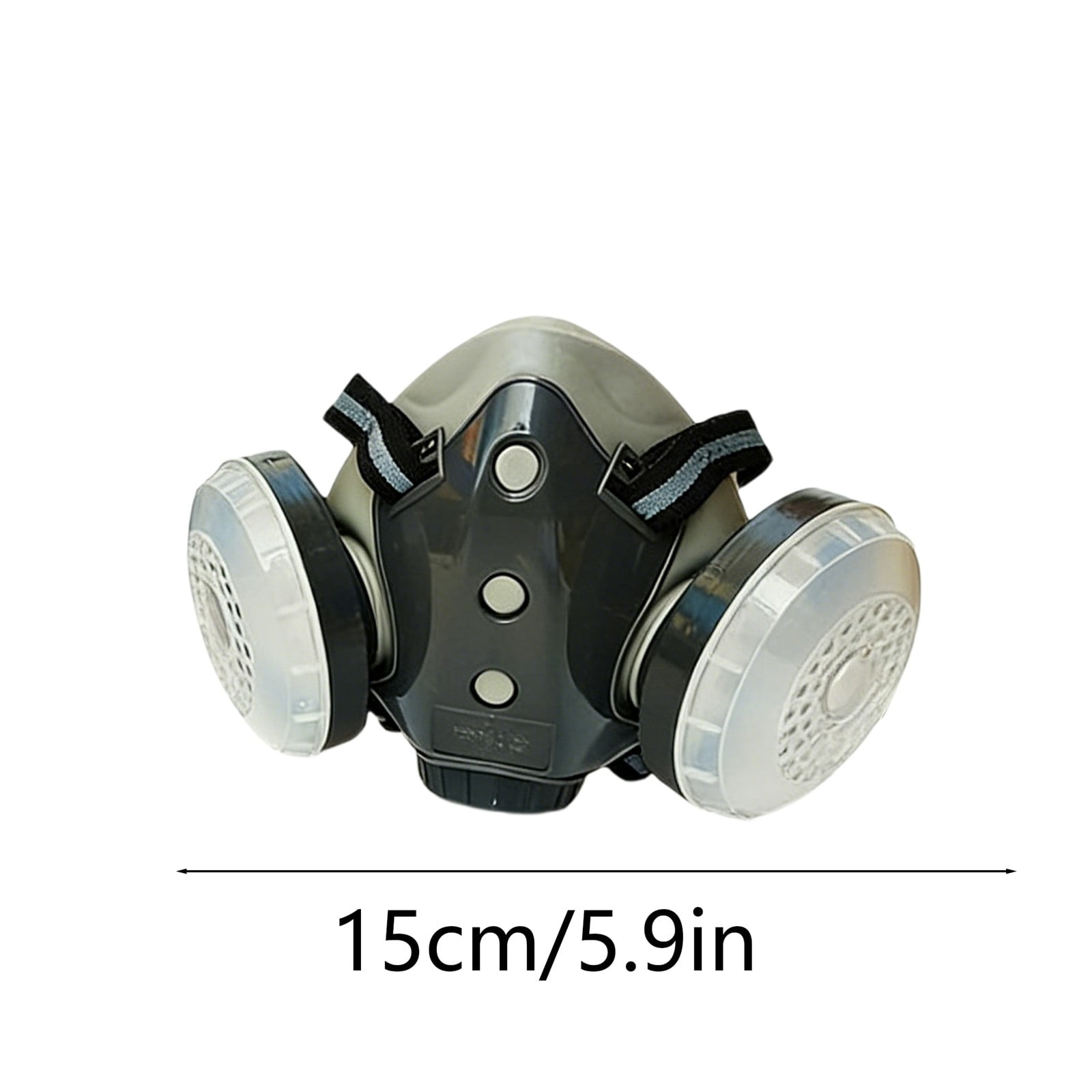 Dust Proof Integrated Respirator Mask Industrial Grade Face Shield for Spray Painting & Grinding with Replaceable Filters