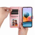 thumbnail image 4 of Funda tipo cartera GANGXUN para Xiaomi Note 10 Pro 4G , diseño girasol, cuero PU, soporte, cierre magnético, tarjetero, 4 of 5