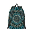thumbnail image 3 of Balery Mandala Vintage Canvas Backpack for Men and Women - Large Capacity, Durable Travel Laptop Bag for School, Work, Hiking, and Outdoor Activities, 3 of 7