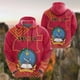 thumbnail image 4 of Sudadera con capucha y cremallera informal con estampado 3D del mapa de Angola y el país de África para hombre y mujer, 4 of 4