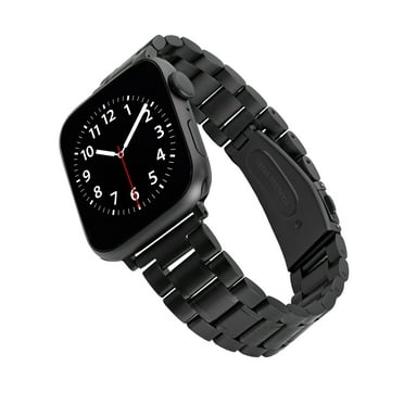 WITHit Black Stainless Steel Link Band for 42/44/45mm/Ultra/Ultra 2 (49mm) Apple Watch®