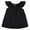 Black, variant on Gaexia Girls Dresses ,Kids Toddler Baby Girls Spring Summer Solid Ruffle Sleeveless Princess Dress Clothes (Black,18-24 Months)