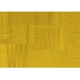 thumbnail image 1 of Ahgly Company Machine Washable Indoor Rectangle Abstract Yellow Contemporary Area Rugs, 5' x 7', 1 of 4