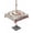 Beige, variant on Outdoor Tablecloths with Umbrella Hole & Zipper, Pink Roses 60 x102 Inch Rectangle Tablecloths, Spring Horseshoes Floral Leaves Gray Wood Waterproof Table Cloth, Patio/Pool/Picnic Table Covers
